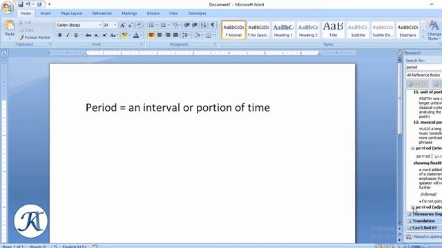 How to use Research Tab in Ms Word | Microsoft Office Word Tutorial | смотреть онлайн