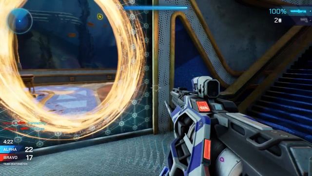 Splitgate: Arena Warfare GamePlav in NVIDIA GeForce NOW - Free game смотреть онлайн