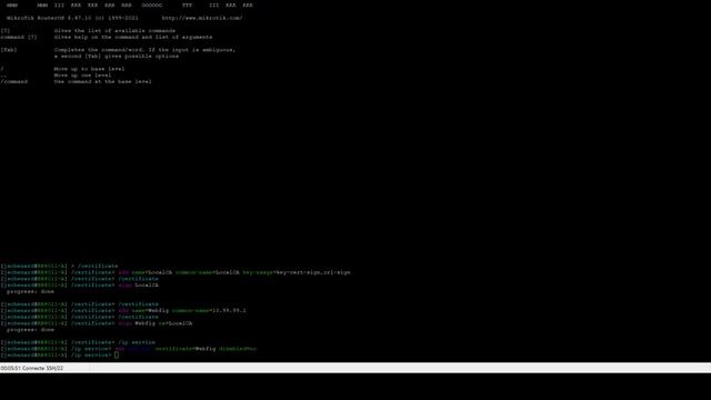 Mikrotik Basics #1 - Create a SSL Certificate to access HTTPS Webfig смотреть онлайн