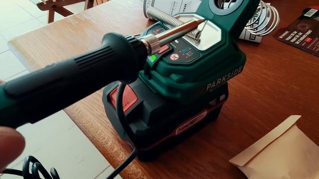Parkside PLSA 20-Li A1 Аккумуляторный паяльник смотреть онлайн
