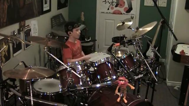 RUSH - "Headlong Flight" (drum cover) take 3 - remastered audio смотреть онлайн