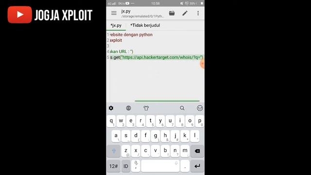 Cara Mudah Memakai APi Web Menggunakan Python смотреть онлайн