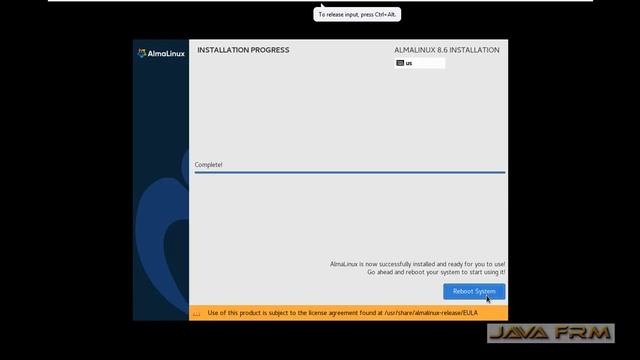 AlmaLinux 8.6 installation on VMware Workstation 16.2 Pro with VMware Tools смотреть онлайн