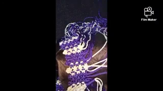 HOW TO MAKE MACRAME BAG-NEW PATTERN MACRAME PART-1.2021 LADIES HAND BAG смотреть онлайн