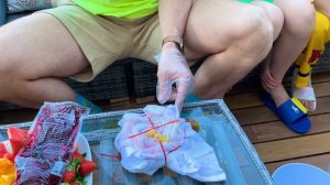 Тай дай с красками и овощами от Макс и Кати