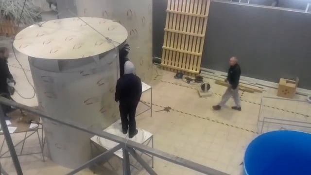 КНС (8м3 рассчитанная для очистной на 170 человек) смотреть онлайн