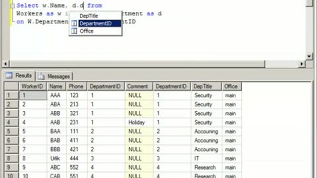 Выборка данных в Microsoft SQL Server 2008 R2. Часть-2 смотреть онлайн