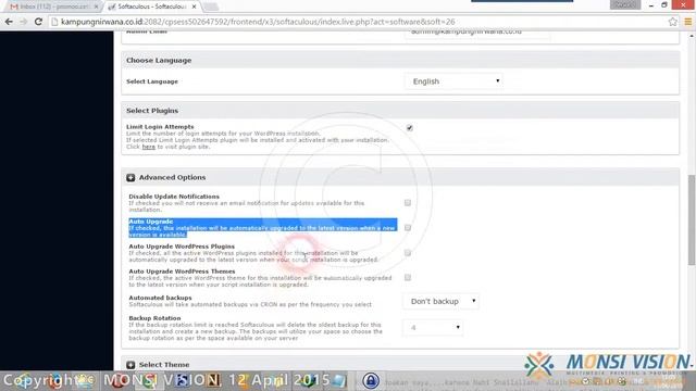 Menyetting website wordpress agar auto update dan auto upgrade смотреть онлайн