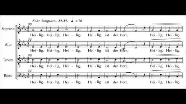 Schubert, Zum Sanctus