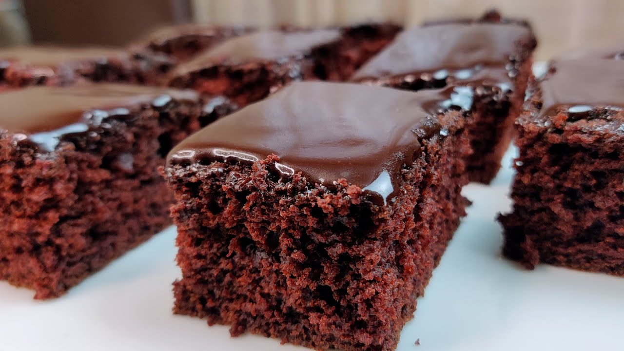 Чудо ПИРОГ из ничего! Шоколадный Брауни без яиц и молока! Просто тает во рту. смотреть онлайн