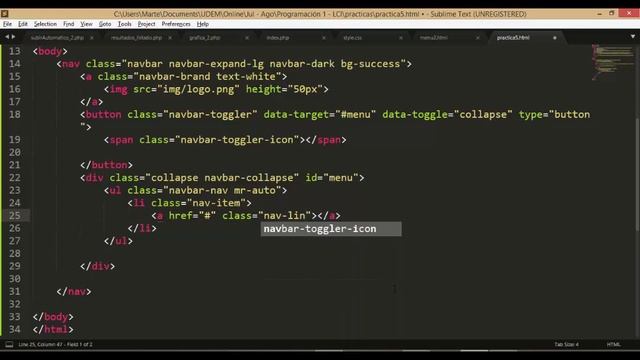 Clase 07 - Menú responsivo смотреть онлайн