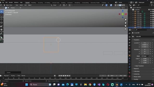 How To Make An Old  LowPoly Tv In Blender (Как сделать Старый LowPoly Телевизор в Blender!)