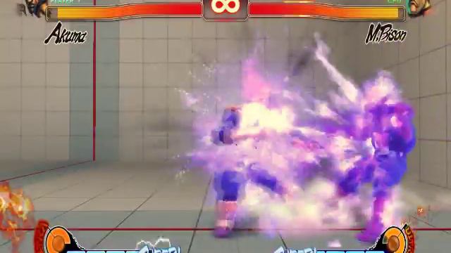 Street Fighter 4 Glitch Akuma + Bison смотреть онлайн