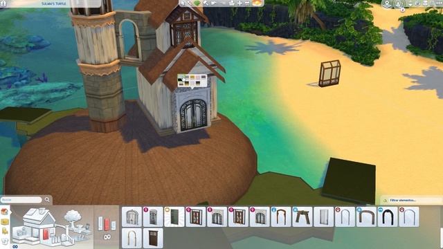 TURTLE ISLAND ? | Sims 4 Island Living Speed Build смотреть онлайн