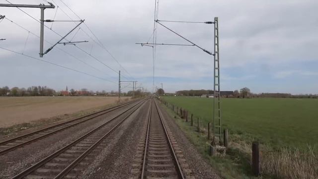 Führerstandsmitfahrt Streckenkunde Oberhausen Osterfeld Nach Bad Bentheim Grenze Niederlande BR 189