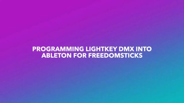 DIY Programming a DMX lightshow with Chauvet Freedomsticks + Ableton + LightKey смотреть онлайн