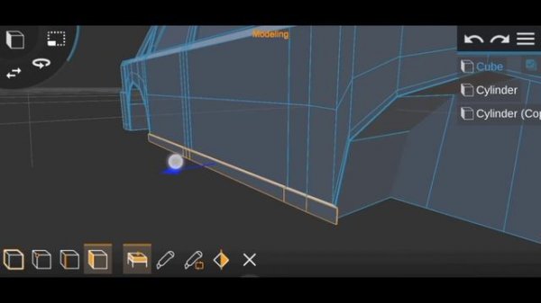 Modeling Car in Prisma 3D App | Low Poly 3D Model |