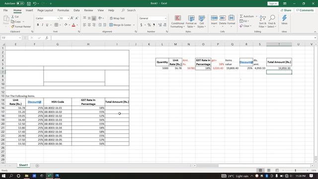 L06 ! MS EXCEL BASIC FORMATTING TUTORIAL PURCHASE ORDER FORMAT ! MS EXCEL TIPS & TRICKS ! смотреть онлайн