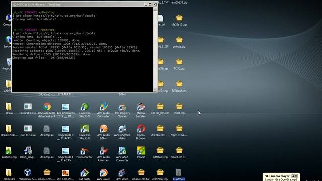 2017-07-21 -- Getting Haiku OS Source Code From Git
