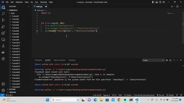 2023 | python for beginners | OS module in Python | Day 45 смотреть онлайн