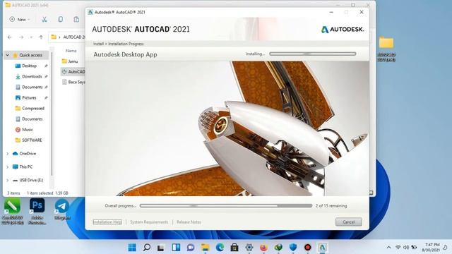 Cara Install Mudah AUTOCAD 2021 x64 смотреть онлайн