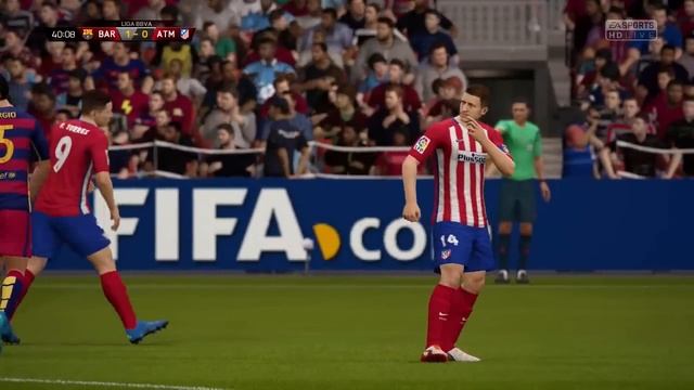 FIFA 16 | FC Barcelona vs Atlético Madrid - Full Gameplay (PS4/Xbox One) смотреть онлайн