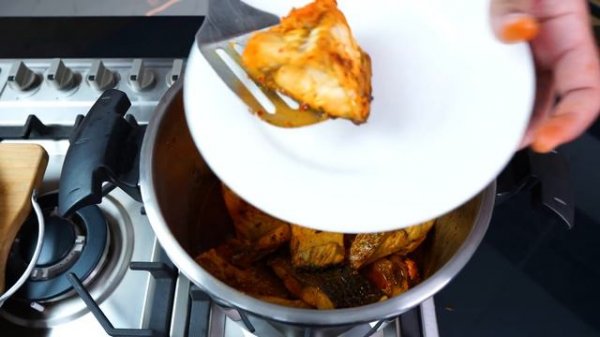 Steam Fish Roast in Pressure Cooker | Quick and Magical Fish with Lemons