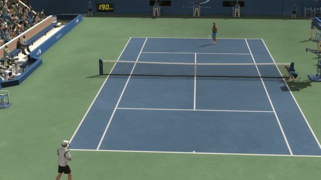 Top Spin 3 - Andy Roddick Vs James Blake - PS3 Gameplay