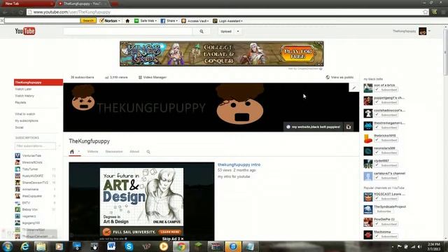 MY OWN GOOGLE CHROME THEME смотреть онлайн