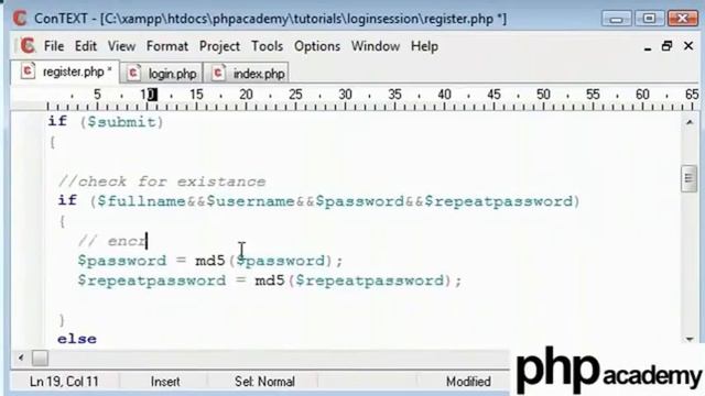 User Registration Tutorial in PHP - Part 3 [English] смотреть онлайн