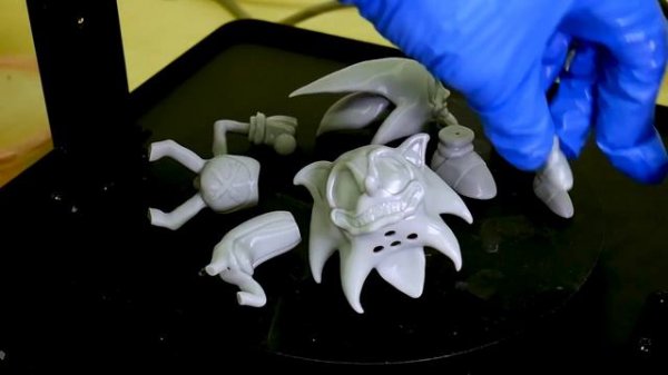 [FNF] Making SONIC.EXE Sculptures Timelapse [VS SONIC.EXE] - Friday Night Funkin' Creepypasta Mod