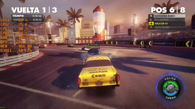 DIRT Showdown - AMD A10 7870K + GTX 1050 Ti (1080p Ultra) смотреть онлайн