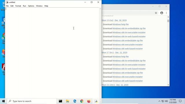 Installing Python 3 8 on Windows 10 смотреть онлайн