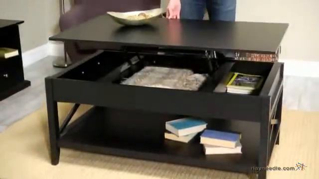 Belham Living Hampton Lift Top Coffee Table - Black смотреть онлайн