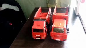 Слепил точную копию KAMAZ 65115 "Сельхозник" из пластилина!