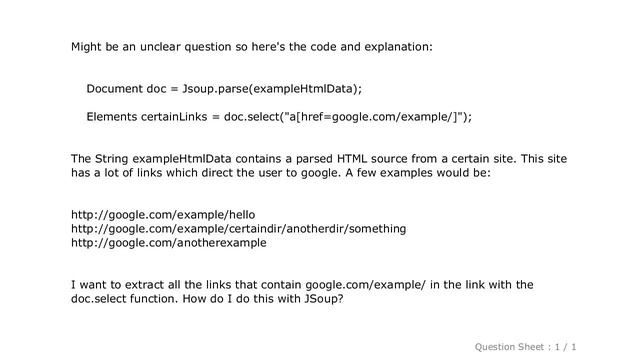 HTML : Java: Extract all links with a certain word in them with JSoup? смотреть онлайн