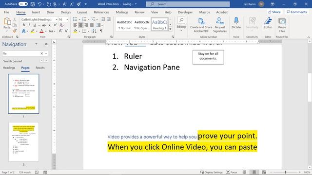 Word 2019 Beginner Tutorial смотреть онлайн