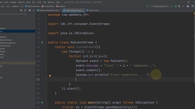 Creating Custom Events in Flight Recording API | Java 14 New Features | JFR Event Streaming смотреть онлайн