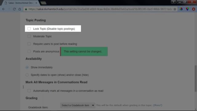 For Instructors: Adding a Forum Topic смотреть онлайн