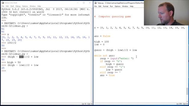 Python Basics Computer Guessing Game pt 4 смотреть онлайн
