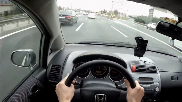 POV Driving Timelapse: Honda Jazz 2005  (Basın Express)