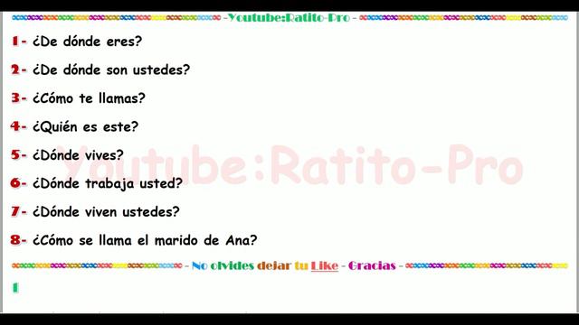 Conversaciones para aprender español I Nivel A1 I Learn Spanish I 4 смотреть онлайн