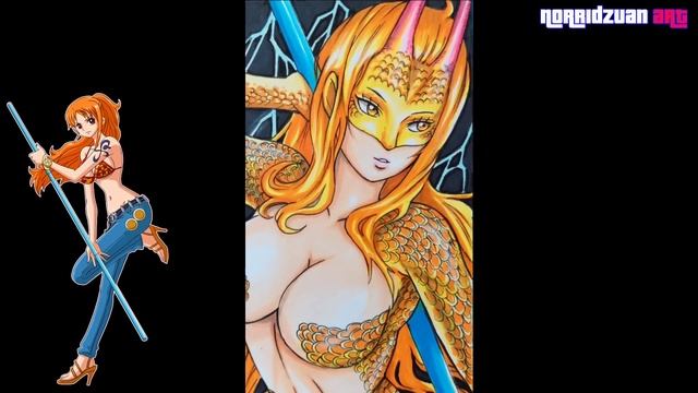 Drawing Straw Hat Pirates in Kaido’s Hybrid Dragon Form | One Piece | Part 1 смотреть онлайн