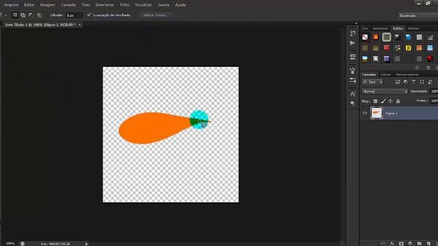 Criando um pingo no photoshop cs6. смотреть онлайн