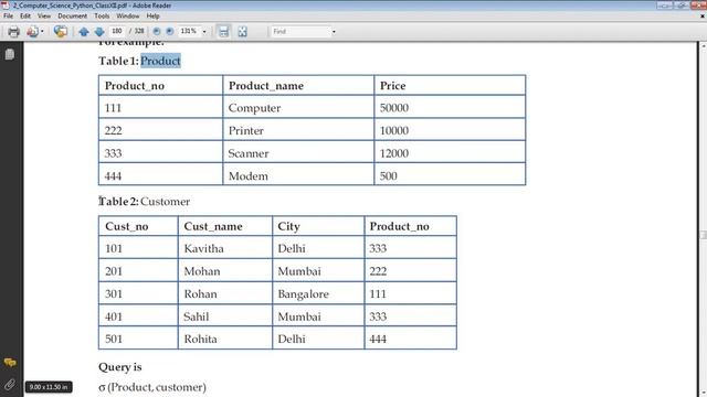 4: Database Concept relational alzebra : смотреть онлайн