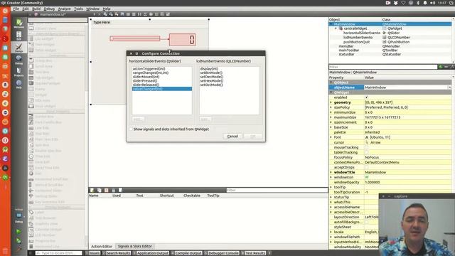 Tutorial de Qt - Conectando Sinais e Slots no Qt Creator смотреть онлайн