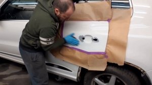 Удаляю коррозию из под дверных ручек VW TIGUAN