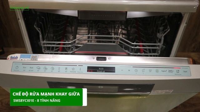 Máy rửa chén độc lập Bosch SMS8YCI01E - Series 8 смотреть онлайн