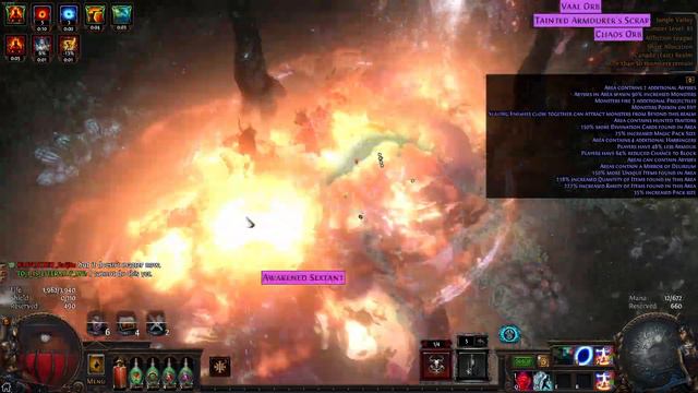 Path of Exile 3.23 | Self Ignite Fulcrum Chieftain | 7.7k Wisp Wandering Path + Divine Alter смотреть онлайн