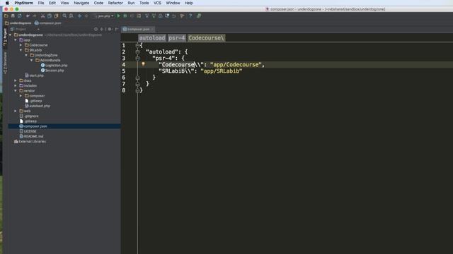 PSR-4 Autoloading using namespaces composer смотреть онлайн